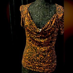 Cheetah print top